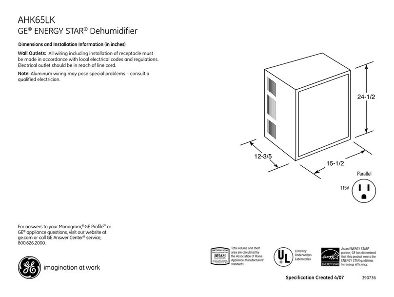 GE AHK65LK User instructions