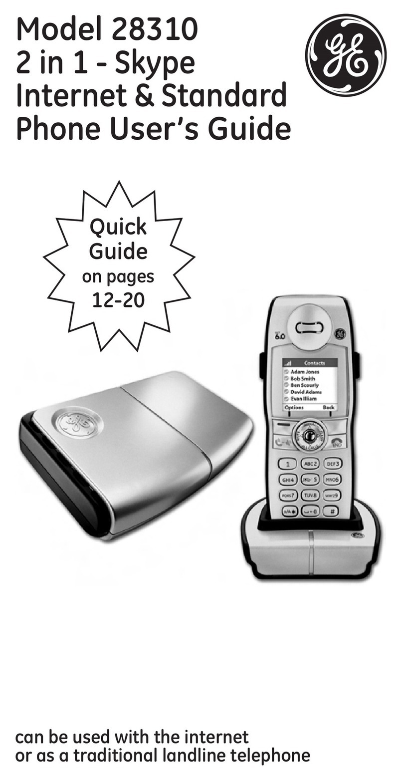 GE Skype 810 User manual