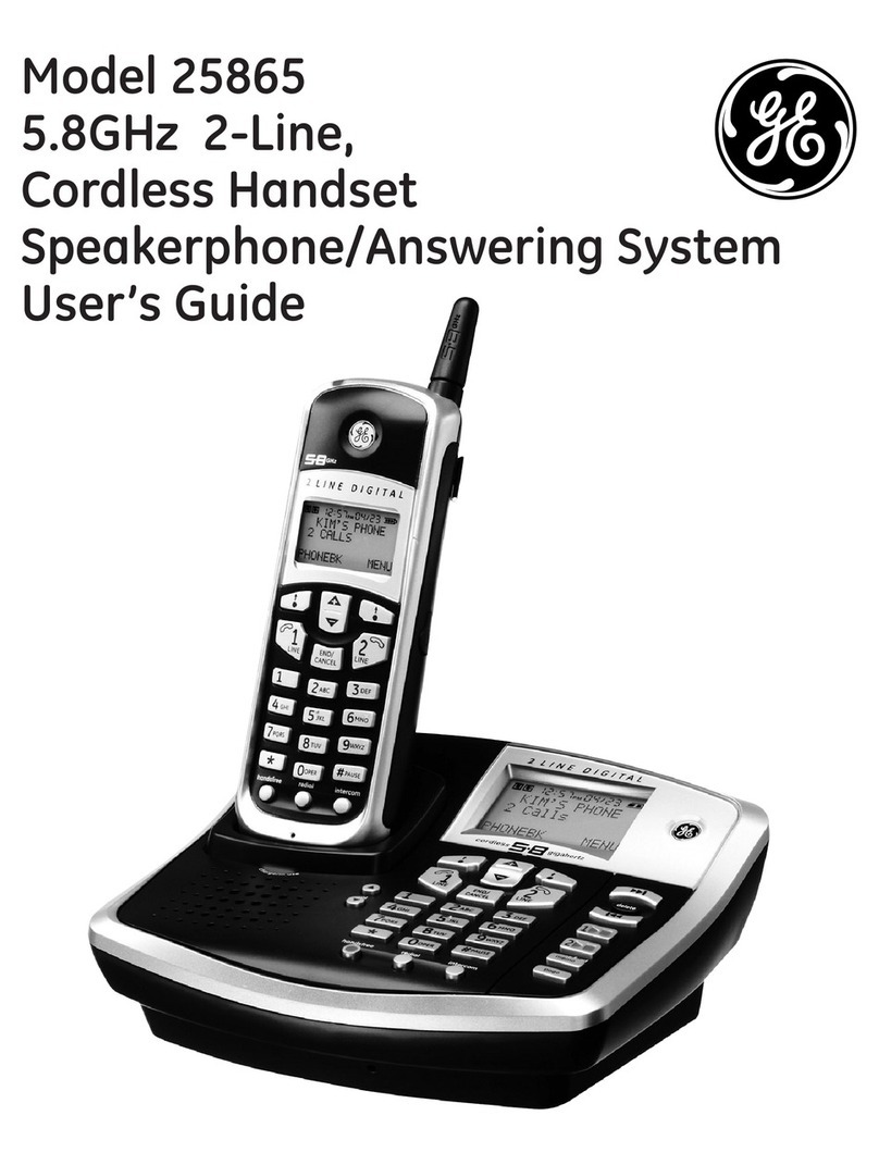 GE 25865 User manual