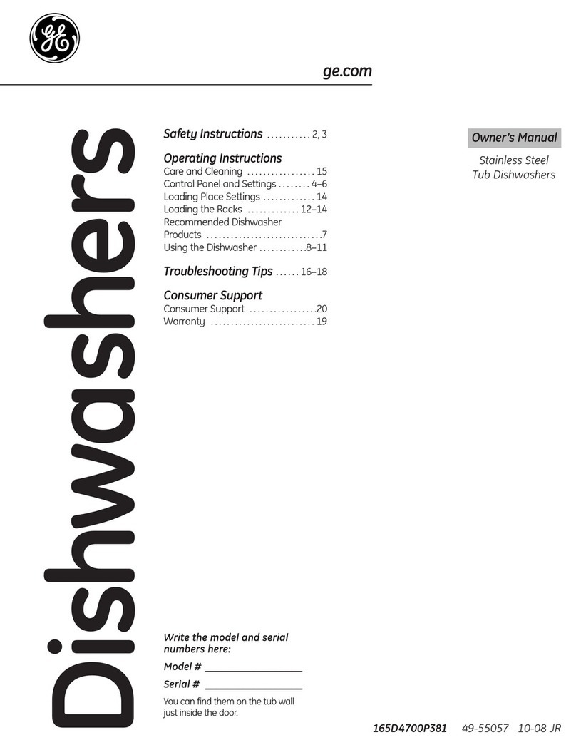 GE 165D4700P381 User manual