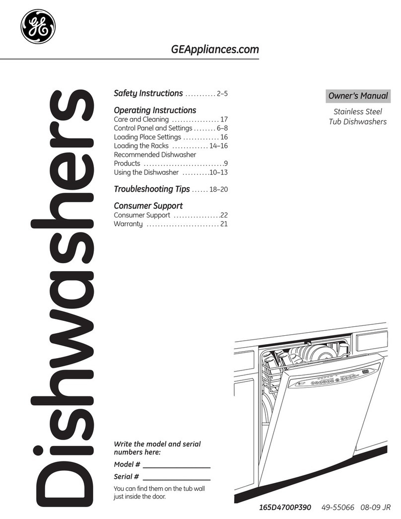 GE 165D4700P390 User manual