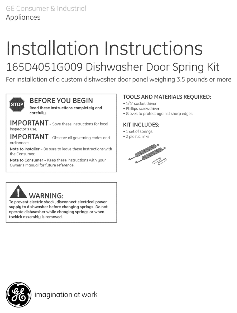 GE 165D4051G009 User manual