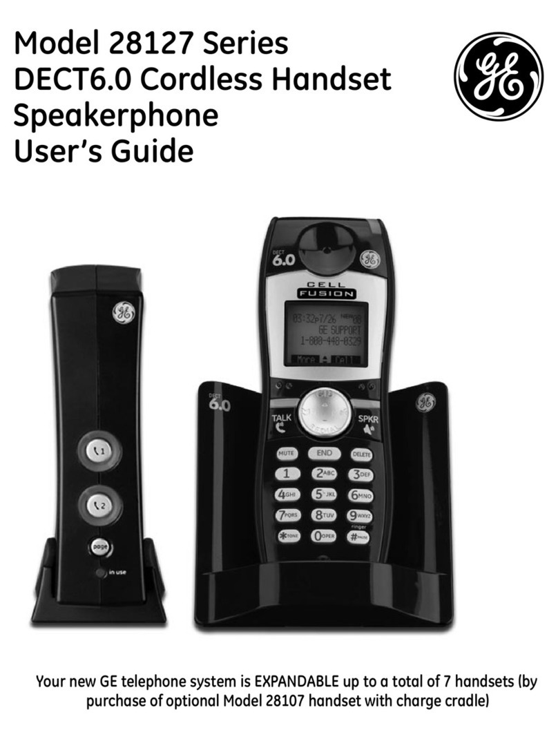 GE 28127 Series User manual
