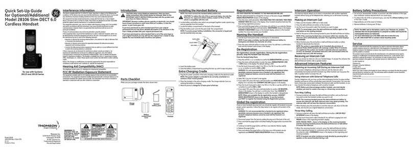 GE 28106 User manual