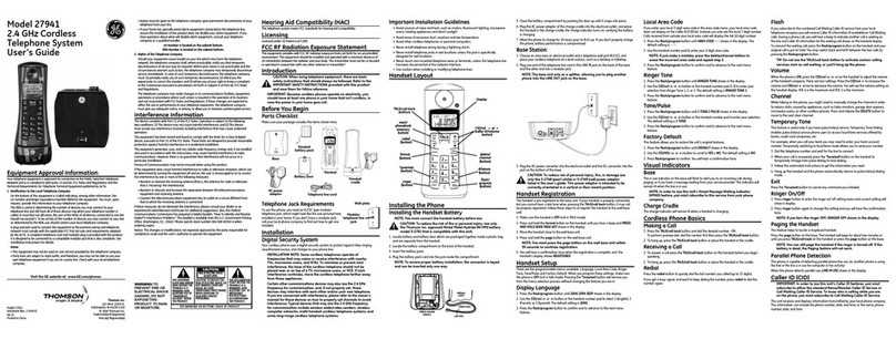 GE 27941 User manual