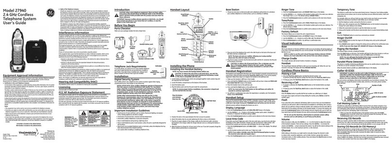 GE 27940DC1 User manual