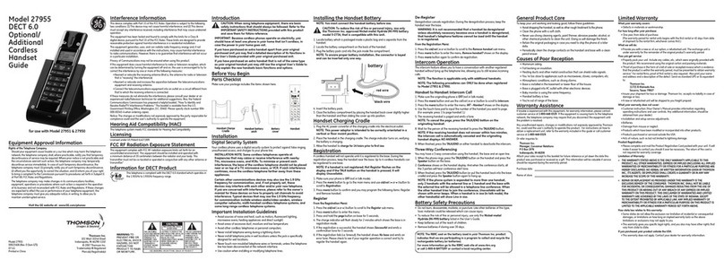 GE 27955 User manual