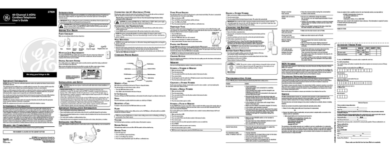 GE 27928 User manual