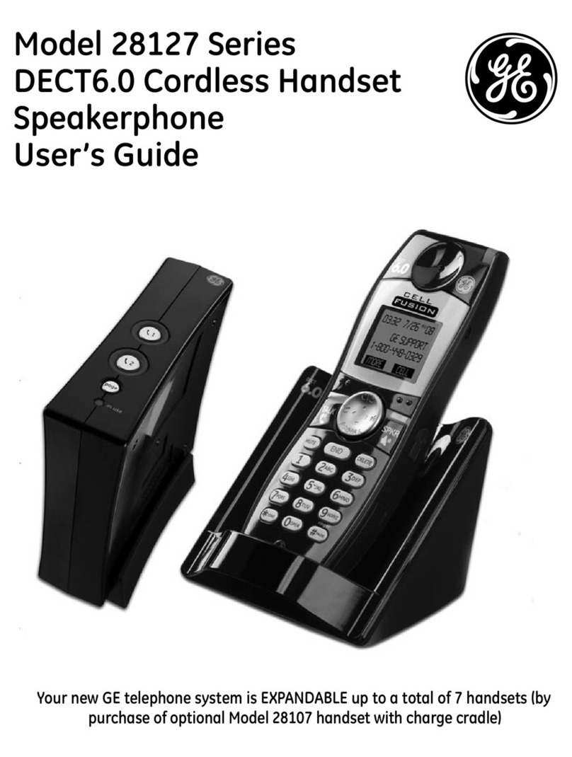GE DECT6.0 28127 User manual