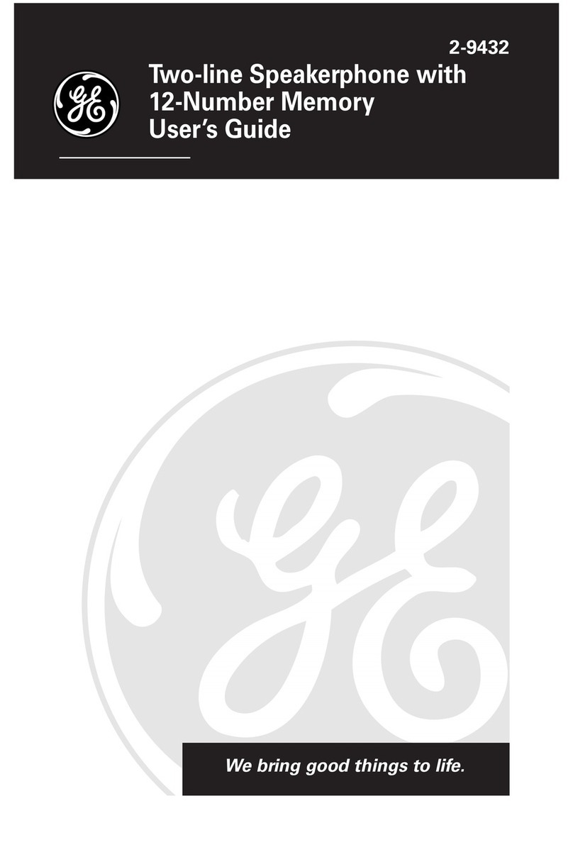 GE 2 2-9432 2-9432 User manual