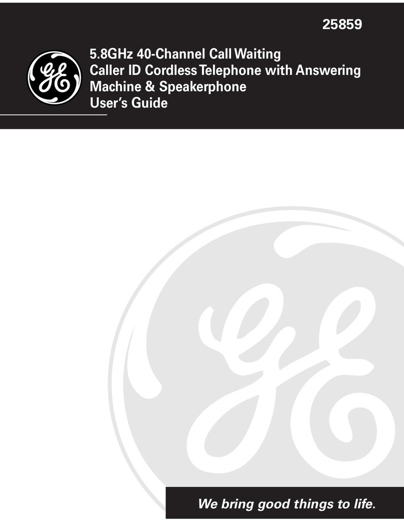 GE 55908580 User manual