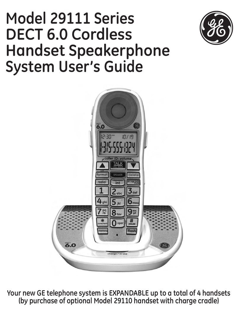 GE 29111 Series user guide