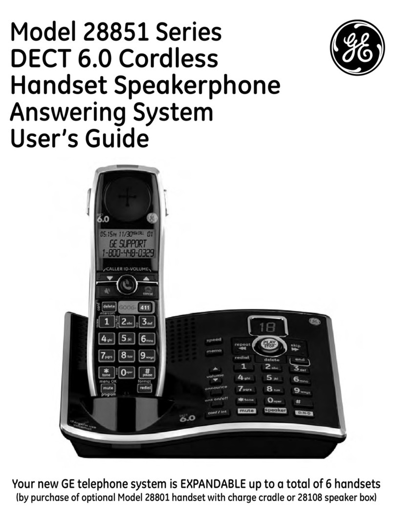 GE 28851 Series user guide