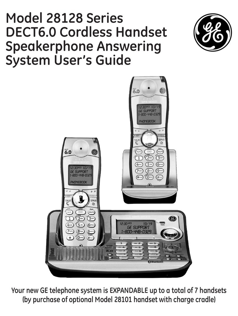 GE 28128 Series User manual