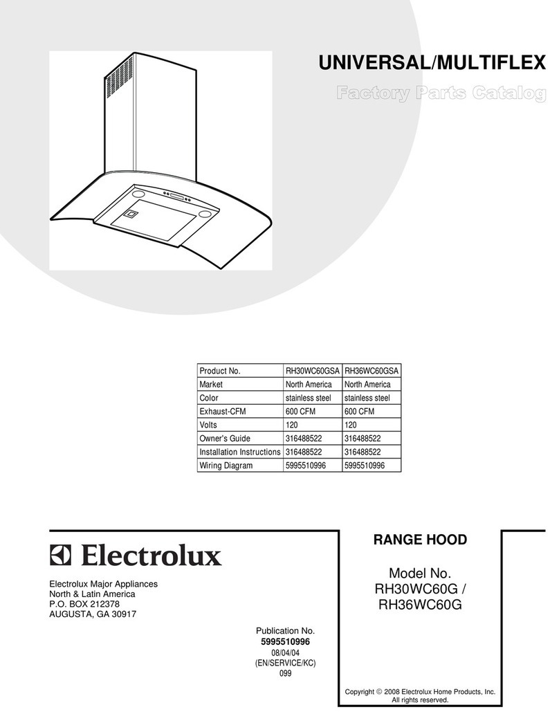 Electrolux RH30WC60GSA User manual