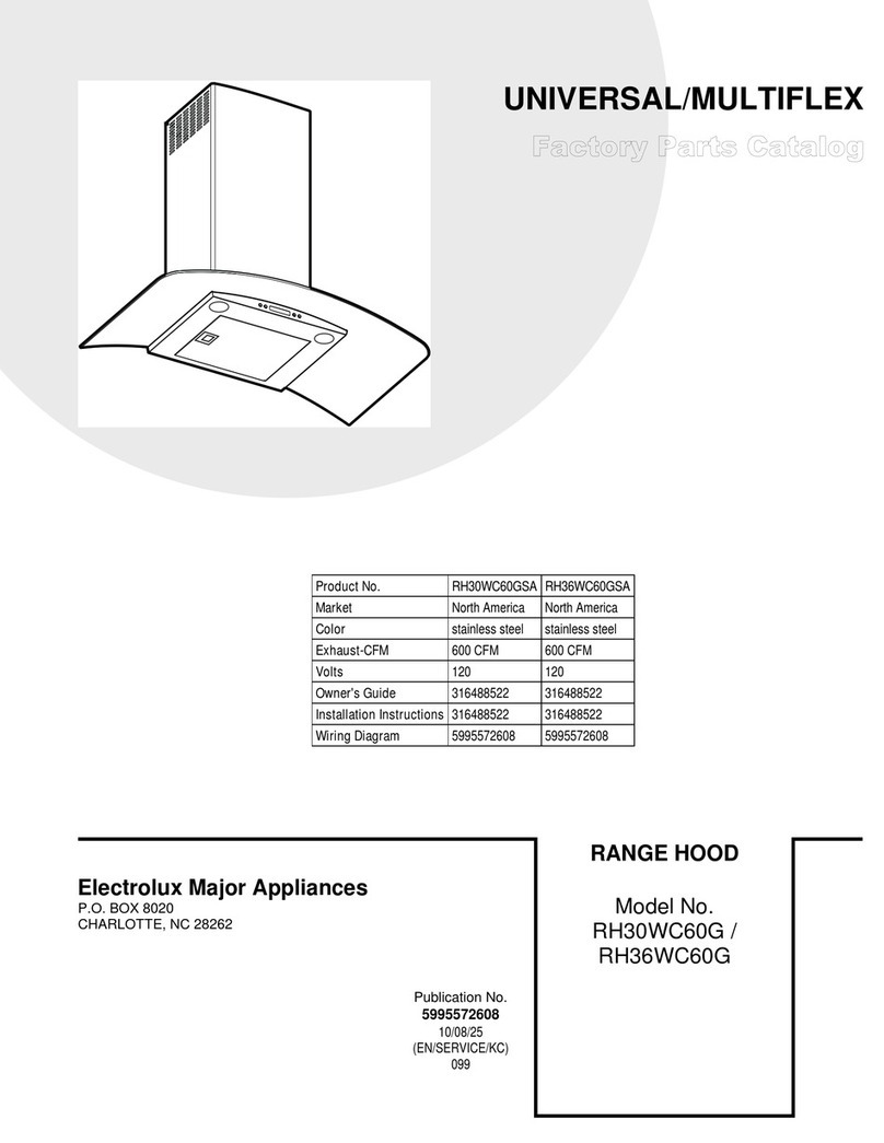Electrolux ICON RH30WC60GS Factory parts catalog