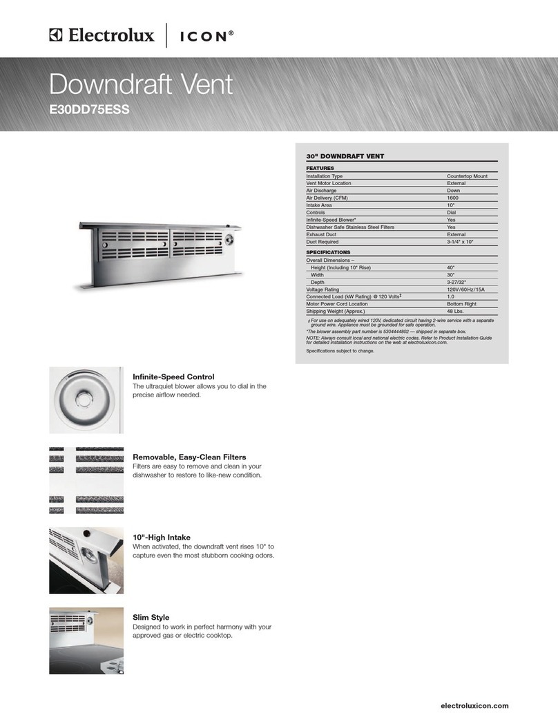 Electrolux ICON E30DD75ESS User manual