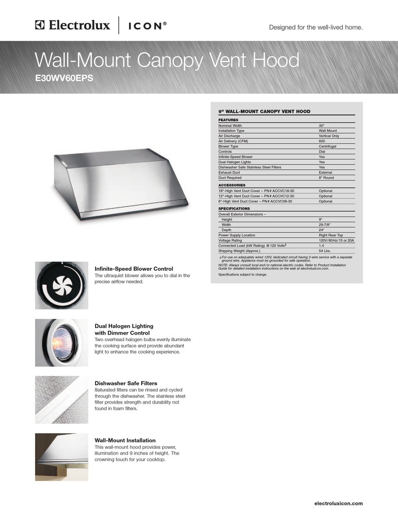 Electrolux ICON E30WV60EPS Brochure & specs