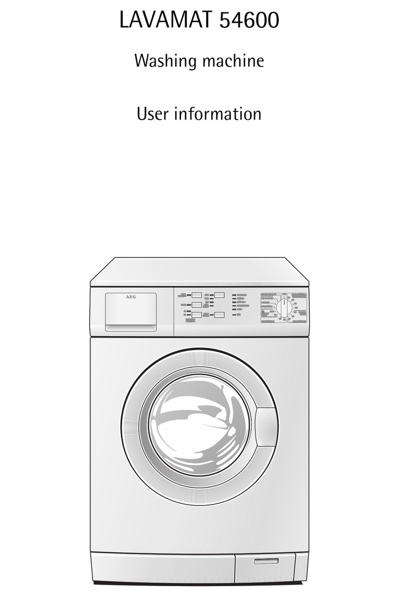 AEG LAVAMAT 54600 User information