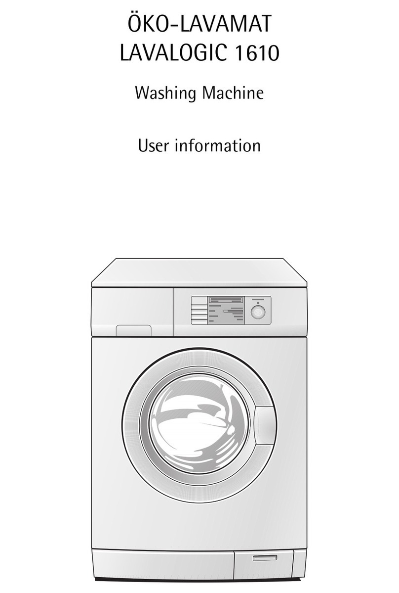 AEG LAVAMAT LAVALOGIC 1610 Operation manual