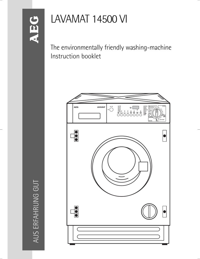 AEG LAVAMAT 14500 VI Instruction booklet