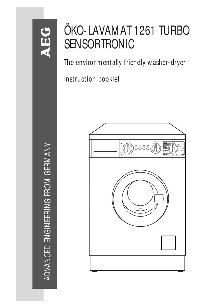 AEG 1261 Instruction booklet