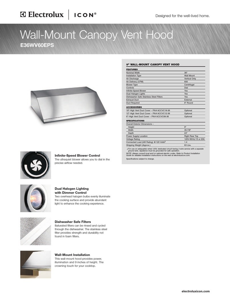Electrolux E36WV60EPS Brochure & specs