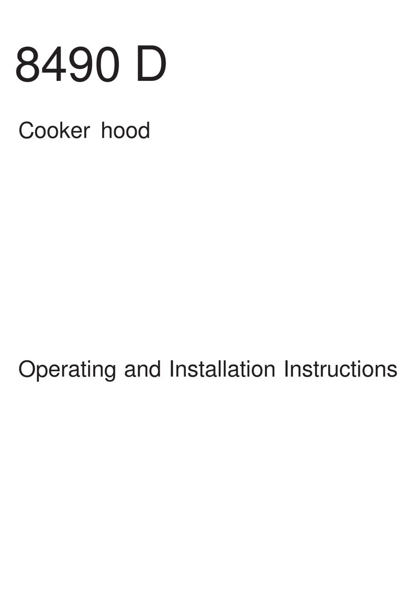 AEG 8490 D Operating and installation instructions