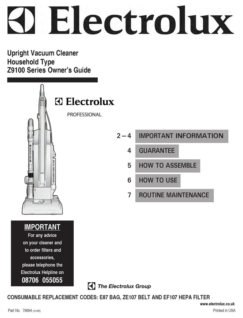Electrolux Z9120 User manual