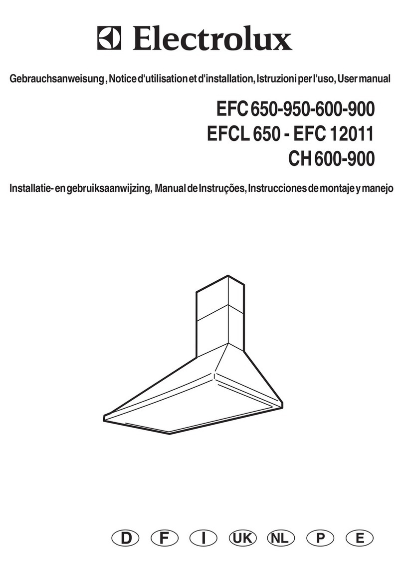 Electrolux CH600-900 user manual