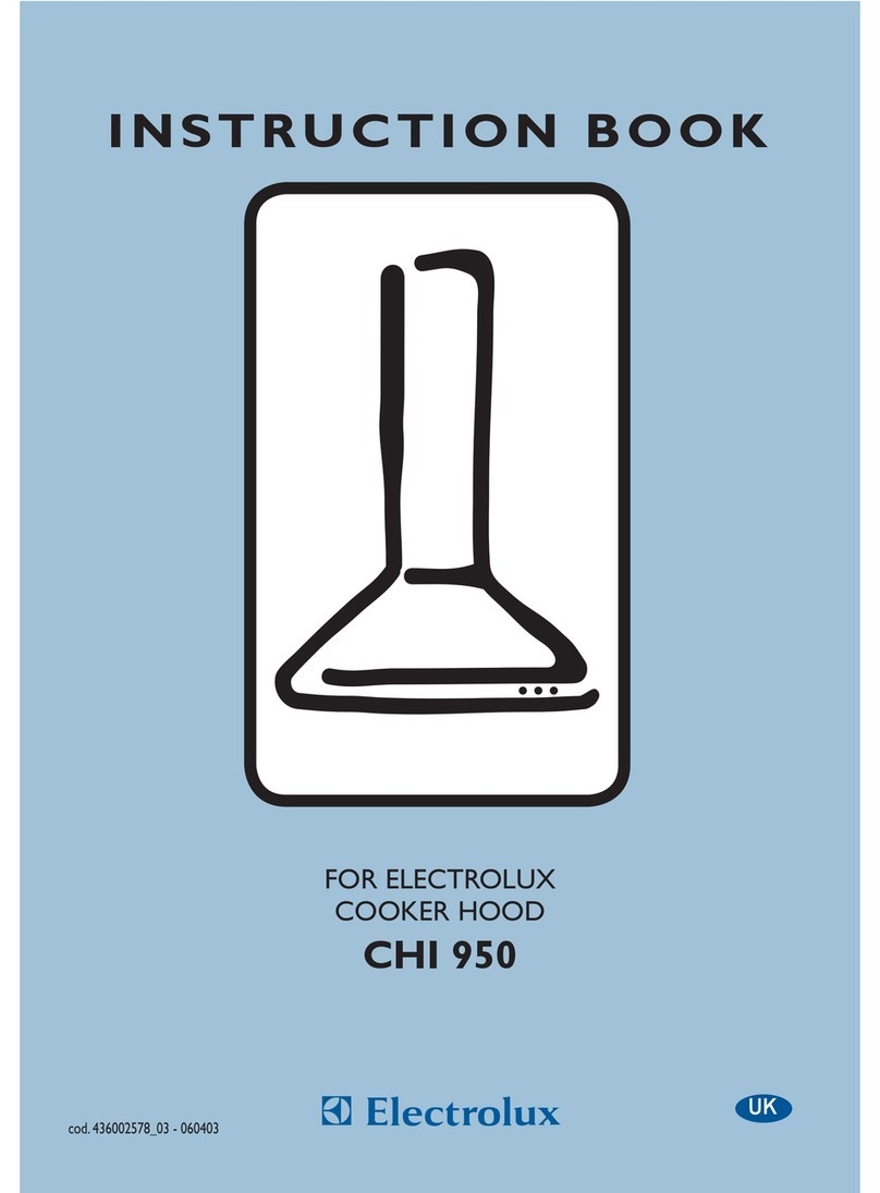 Electrolux CHI 950 Instruction book