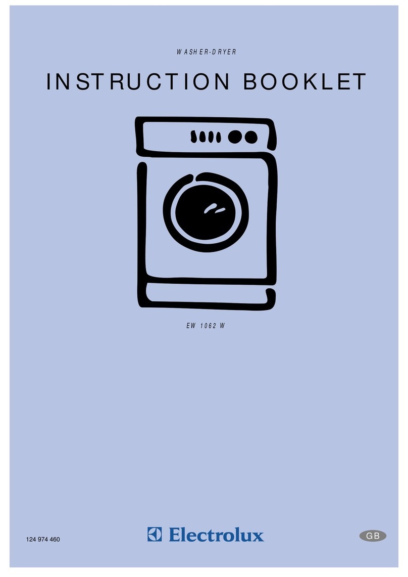 Electrolux EW 1062 W User manual Electrolux EW 1062 W User manual