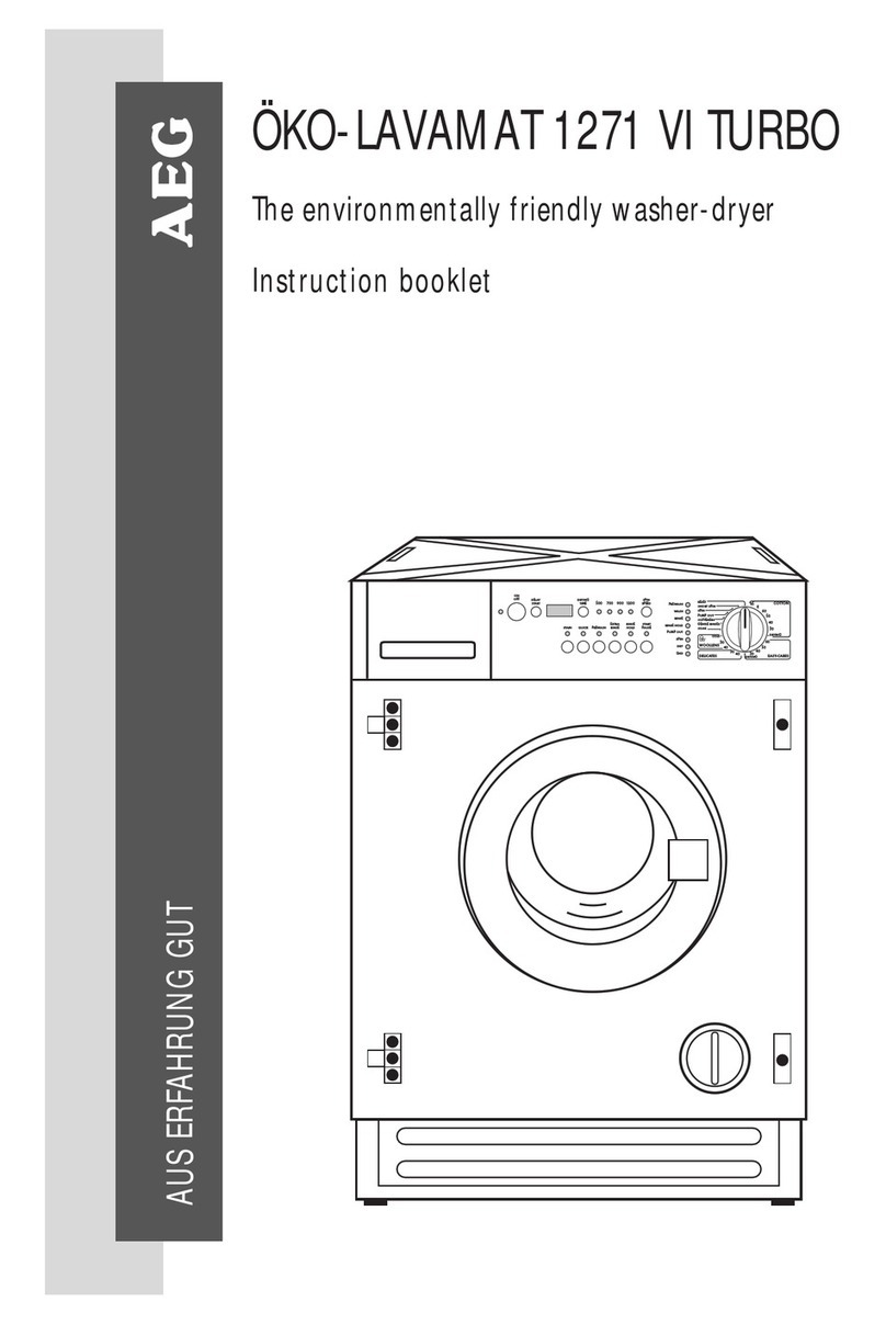 AEG OKO-LAVAMAT 1271 VI TURBO User manual