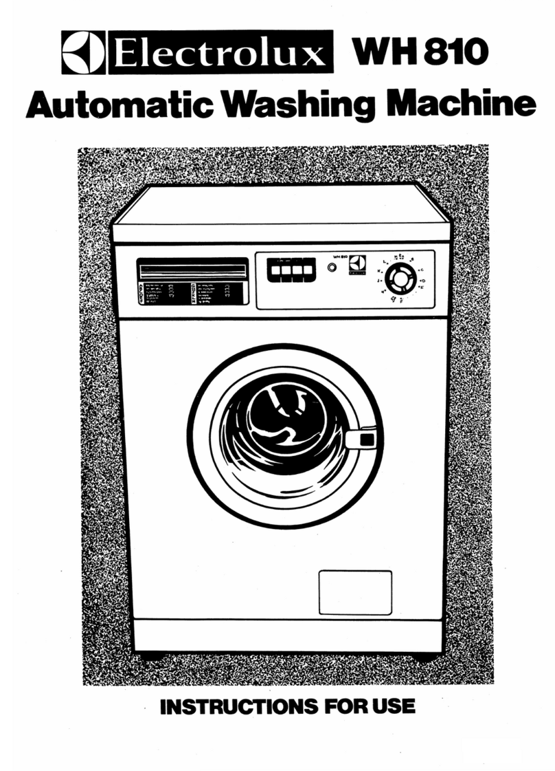 Electrolux WH 810 Instructions for use