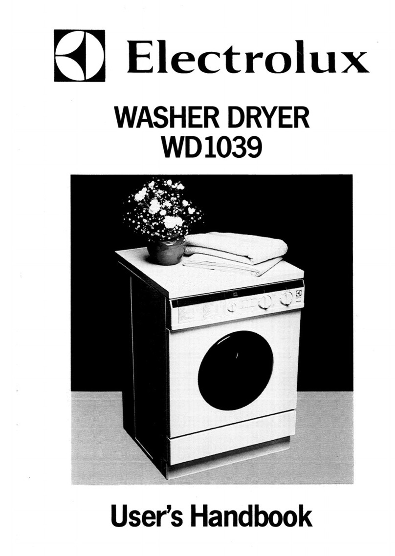 Electrolux WD1039 Instruction Manual Electrolux WD1039 Instruction Manual