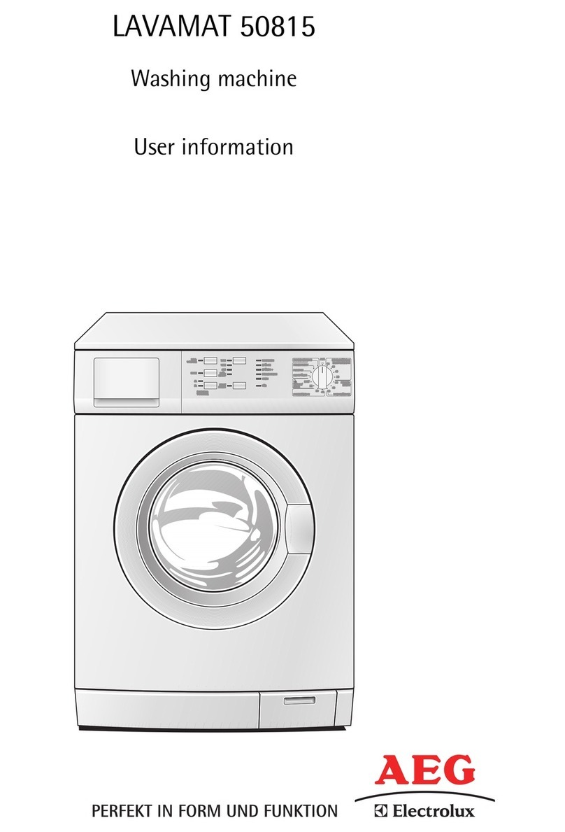 AEG LAVAMAT 50815 User information