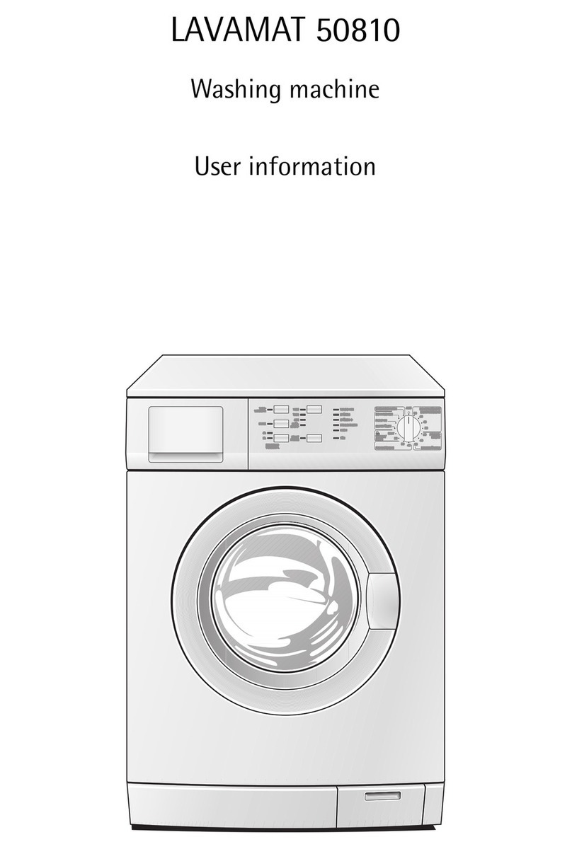 AEG LAVAMAT 50810 Operation manual