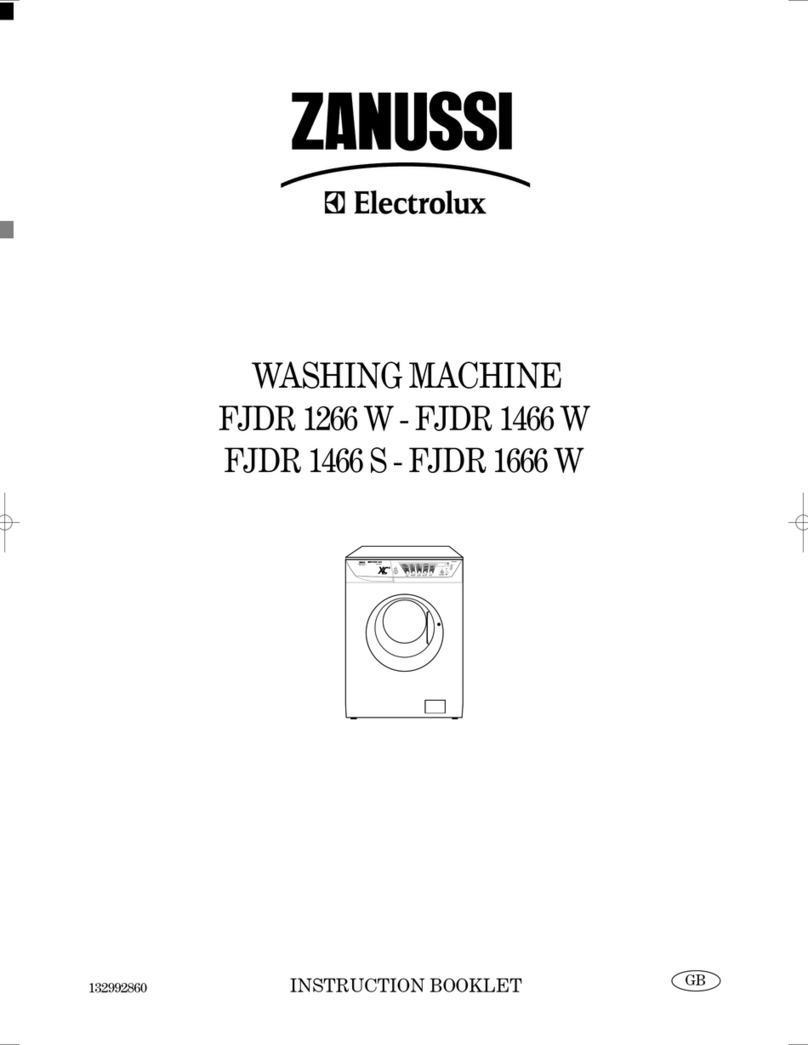 Zanussi FJDR 1266 W User manual