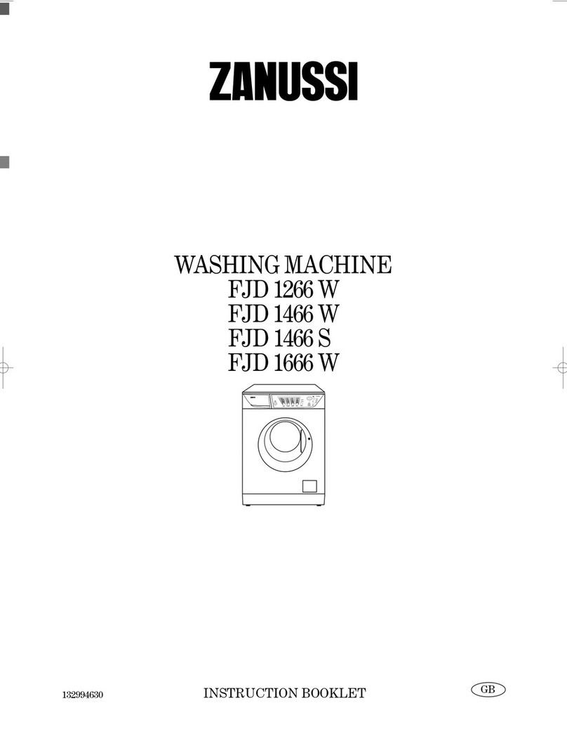 Zanussi FJD 1266 W User manual