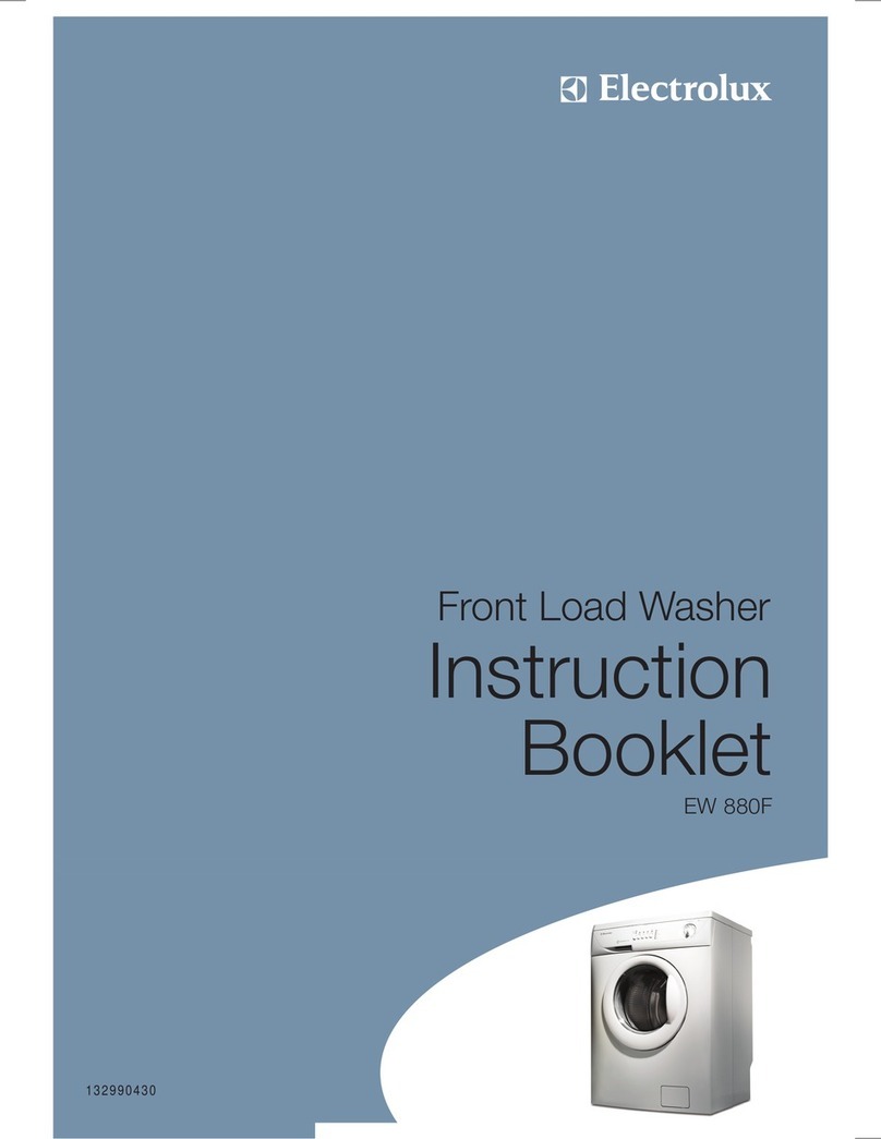 Electrolux EW 880F Instruction booklet