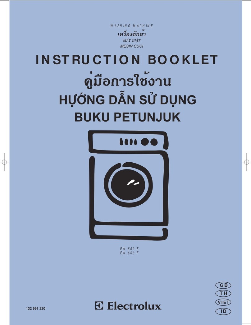 Electrolux EW 560F Instruction booklet