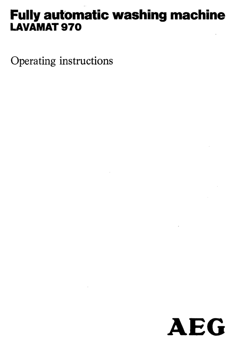 AEG Lavamat 970 User manual