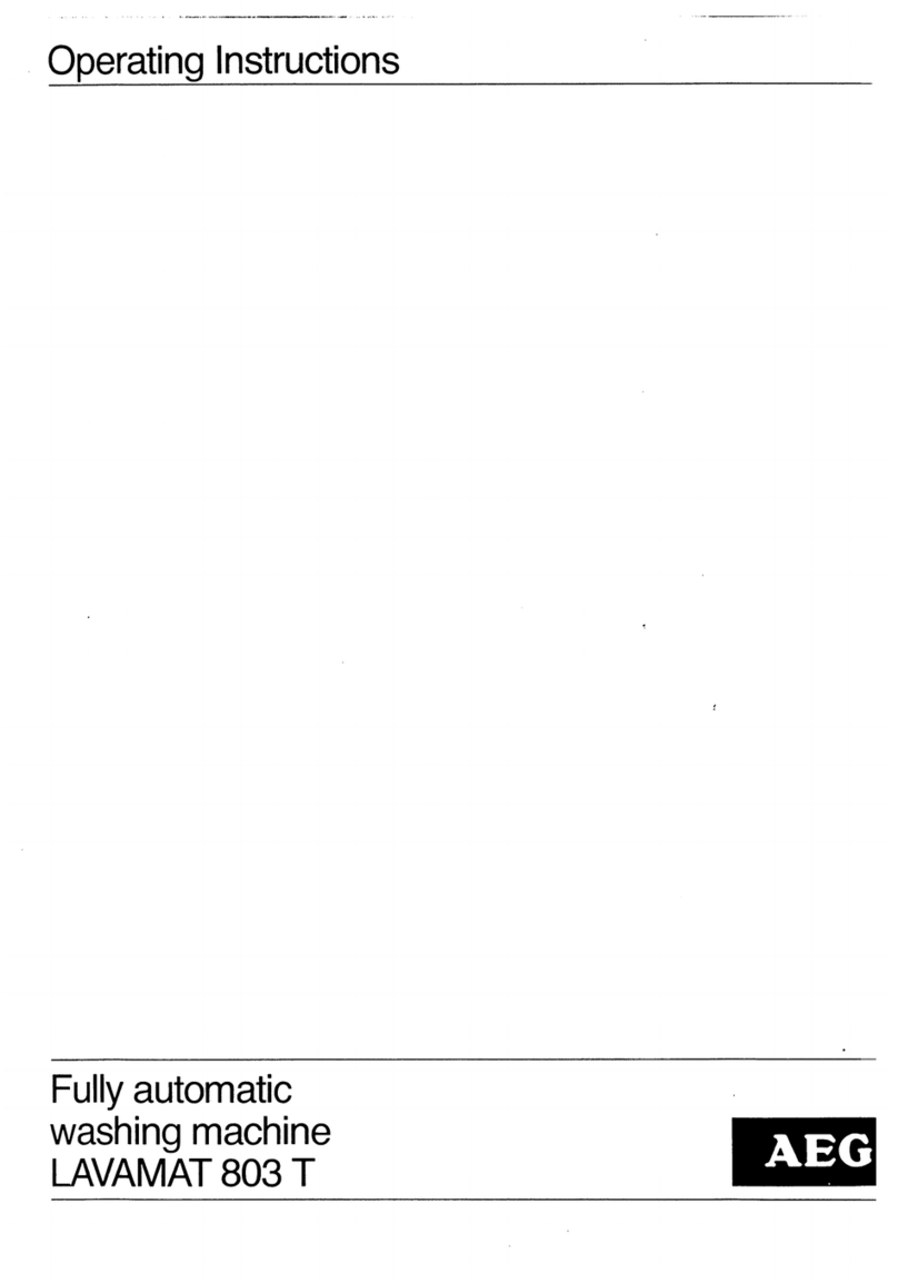 AEG LAVAMAT 803T User manual