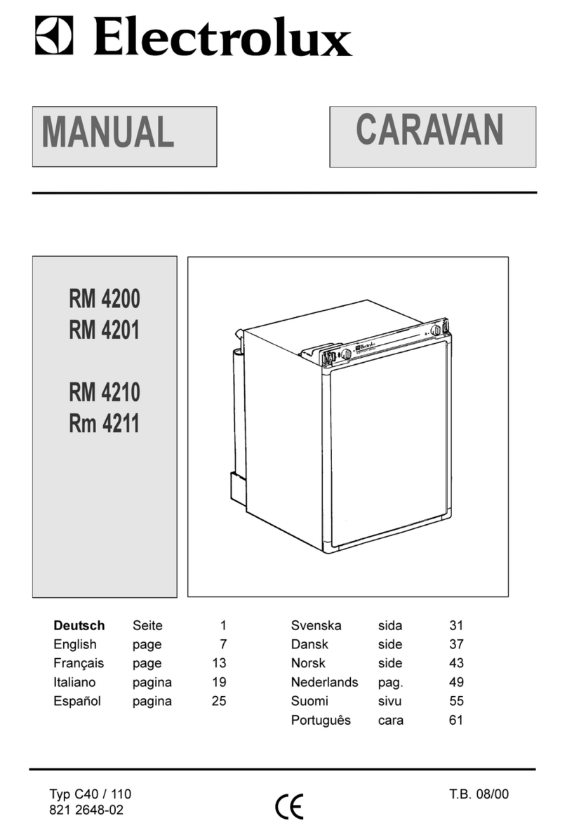 Electrolux RM 4200 user manual