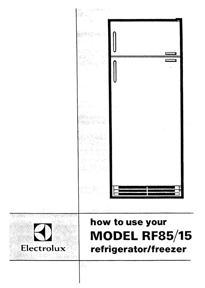 Electrolux RF85/15 Instruction book