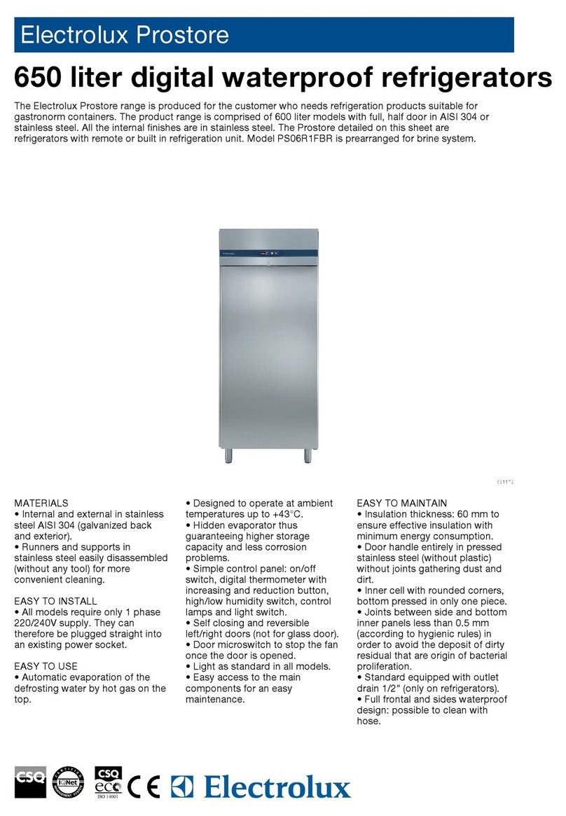 Electrolux Prostore PS06R1F 691179 User manual