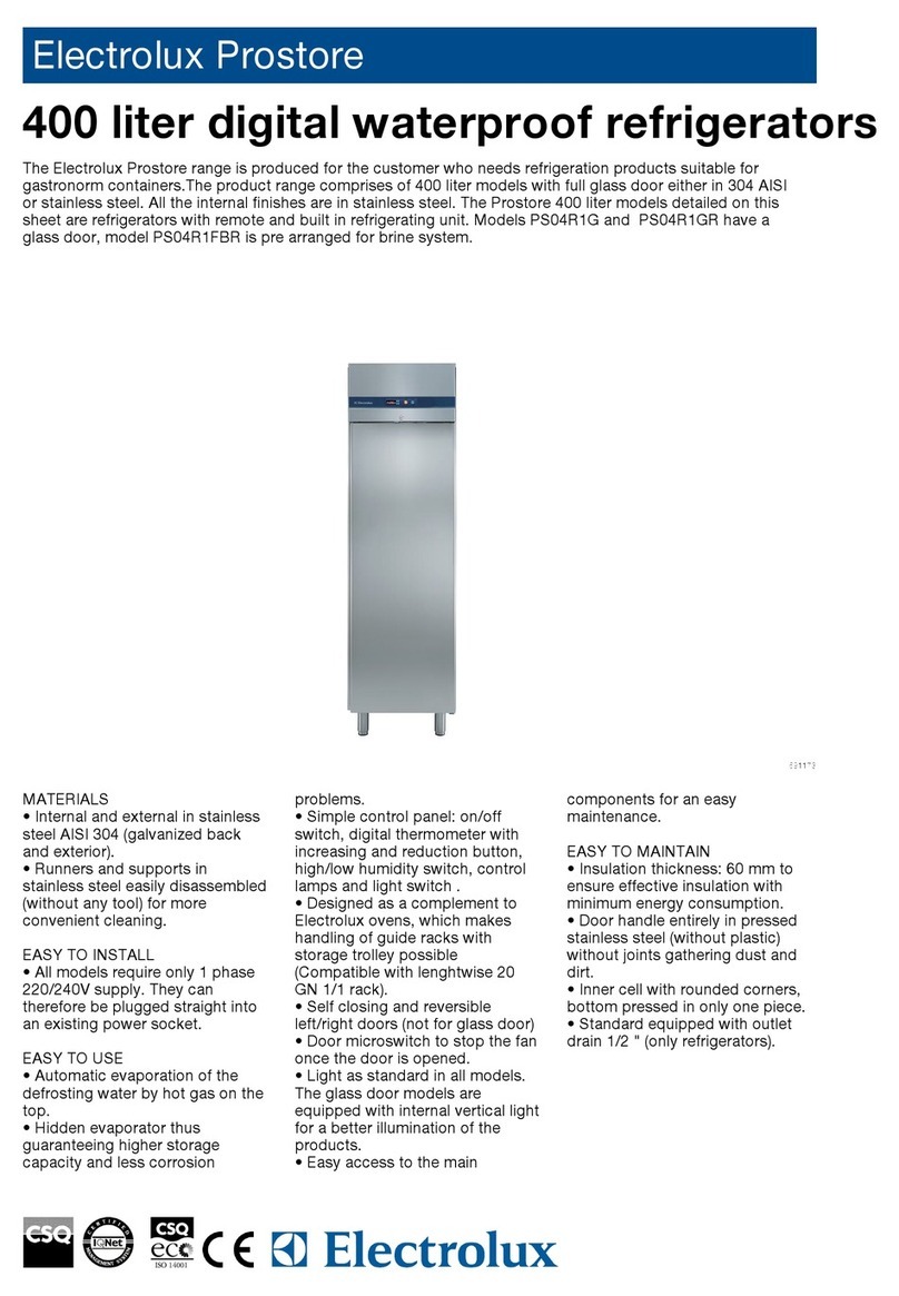 Electrolux Prostore 691123 User manual