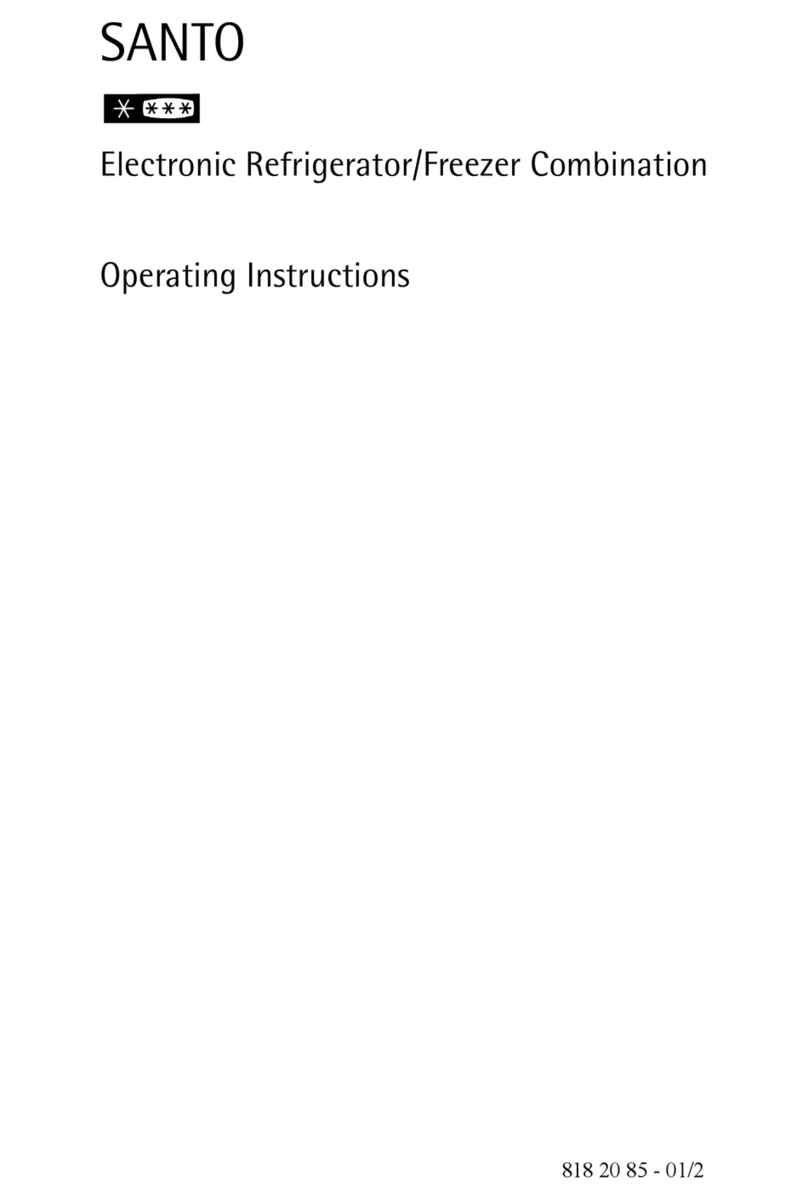 AEG SANTO Compact Refrigerator Freezer User manual AEG SANTO Compact Refrigerator Freezer User manual