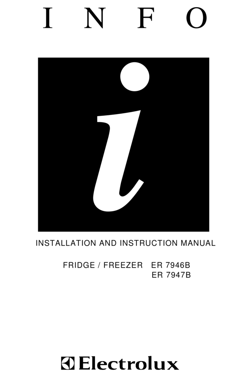 Electrolux ER 7946B Installation and instruction manual