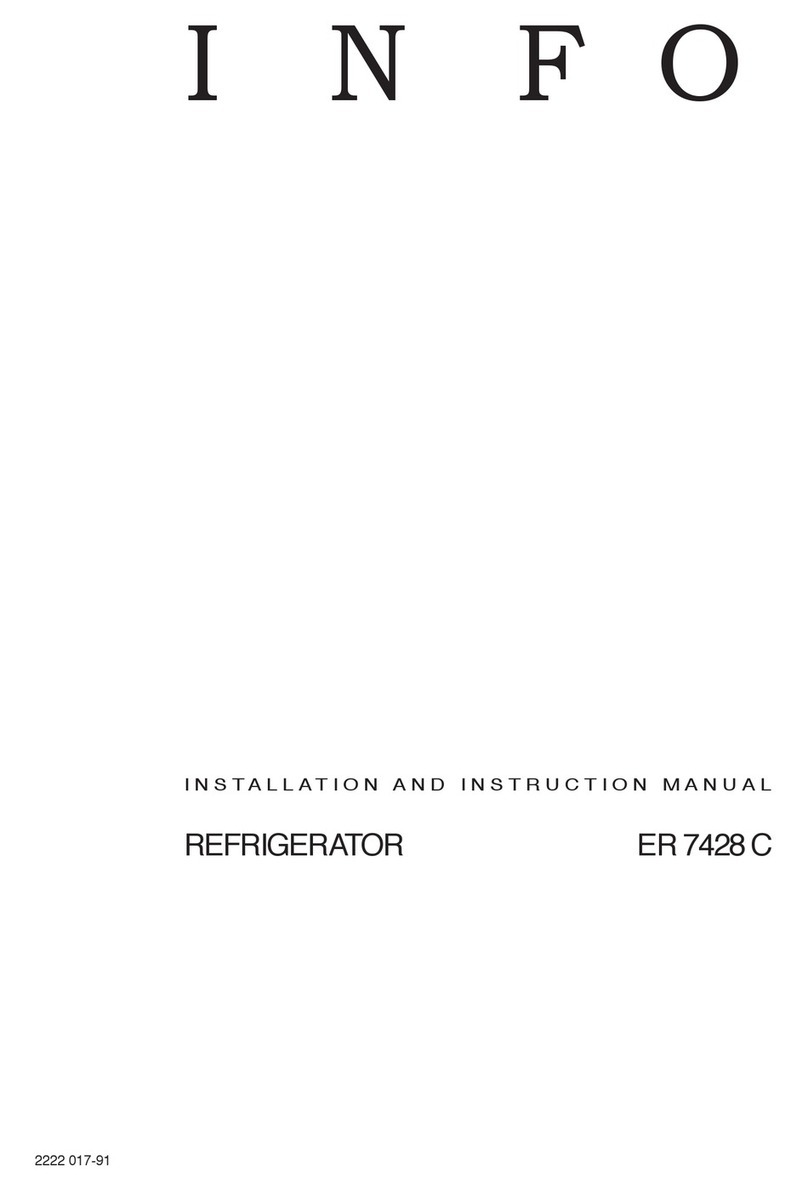 Electrolux ER 7428 C Installation and instruction manual